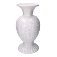 Vaso ceramica bianco cm 22x22h42,8