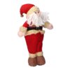 Babbo natale tessuto rosso cm 25x9h45