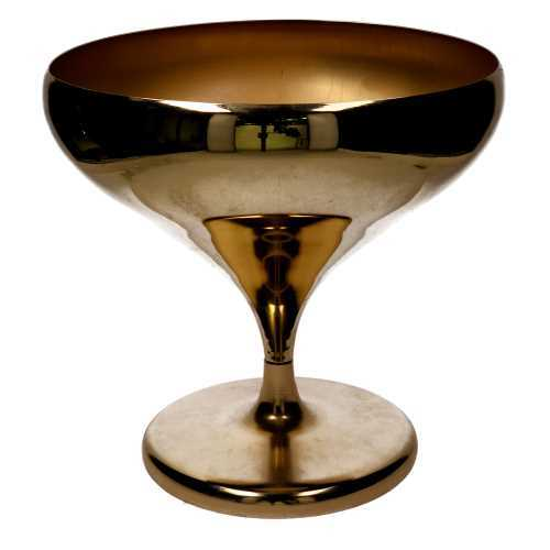Portavaso metallo oro cm ø33h32