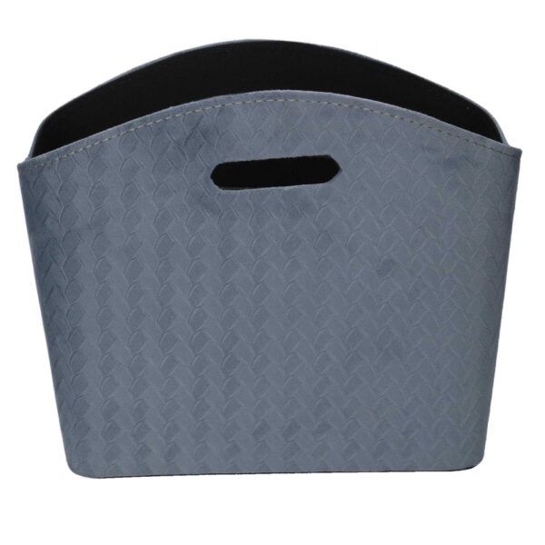 Portariviste velluto treccia azzurro cm 33,5x15,5h25,5