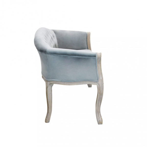 DIVANO COLEMAN IN VELLUTO GRIGIO - immagine 3