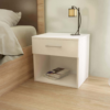 COMODINO NIGHTSTAND BIANCO E BIANCO - immagine 2