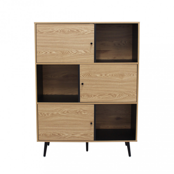 MOBILE ELWOOD NERO E NATURALE - immagine 3