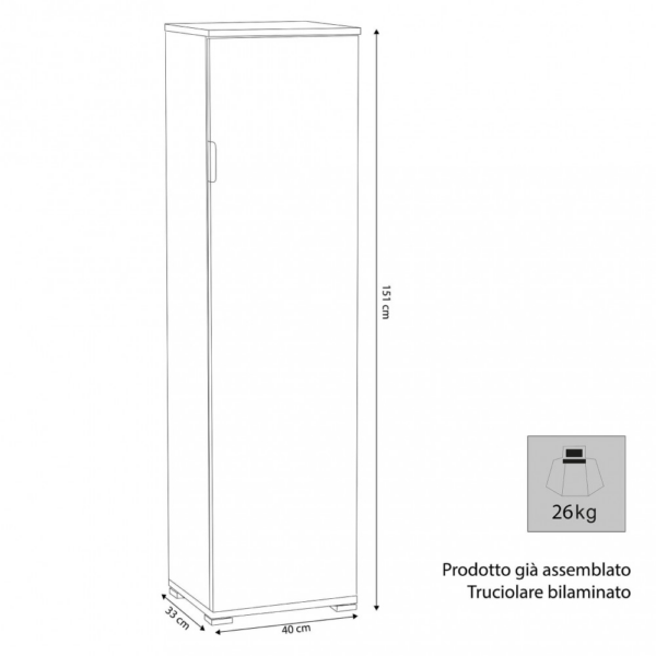 PORTASCOPE ROVERE GRIGIO - immagine 3