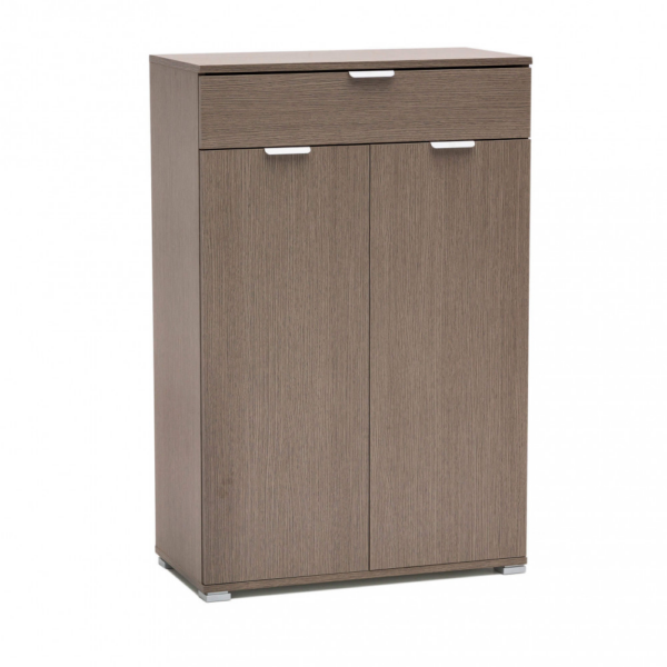 MOBILETTO CON 2 ANTA E 1 CASSETTO ROVERE GRIGIO