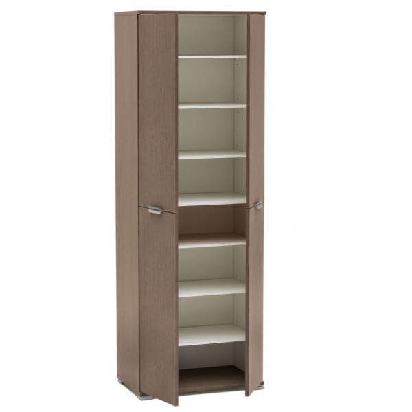 ARMADIO 4 ANTE ROVERE GRIGIO - immagine 2