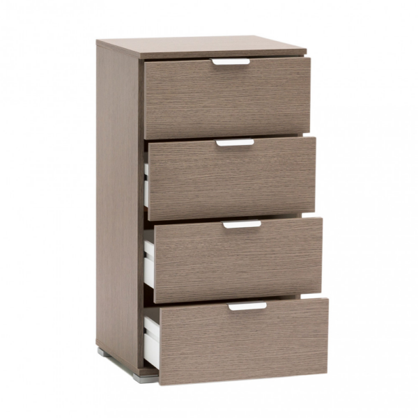 MOBILETTO 4 CASSETTI ROVERE GRIGIO - immagine 2