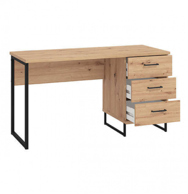 COMPUTER DESK SARDINIA ROVERE ARTIGIANO - immagine 2