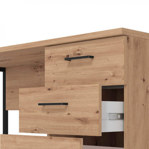 COMPUTER DESK SARDINIA ROVERE ARTIGIANO - immagine 7