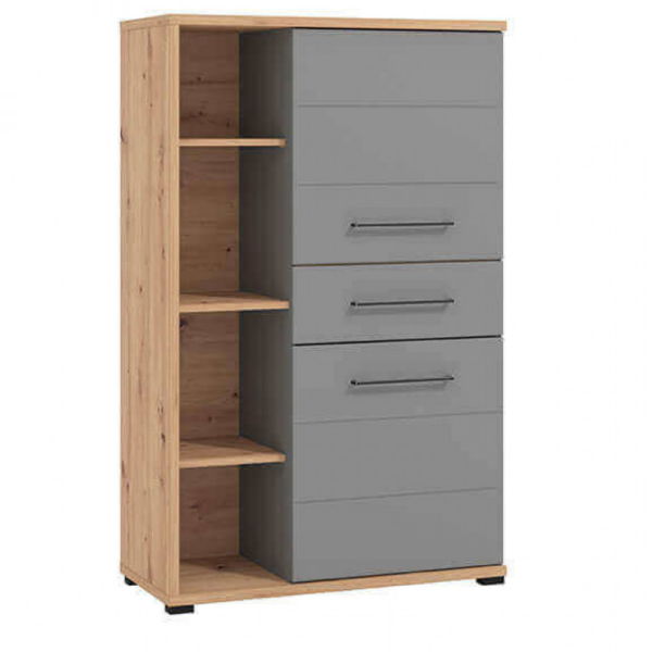 MOBILE LISABON ROVERE ARTIGIANO E GRIGIO GRAFITE
