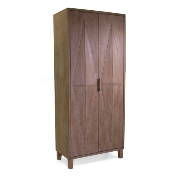 Mobile armadio legno Hakini 2 ante cm 80,5x40h185