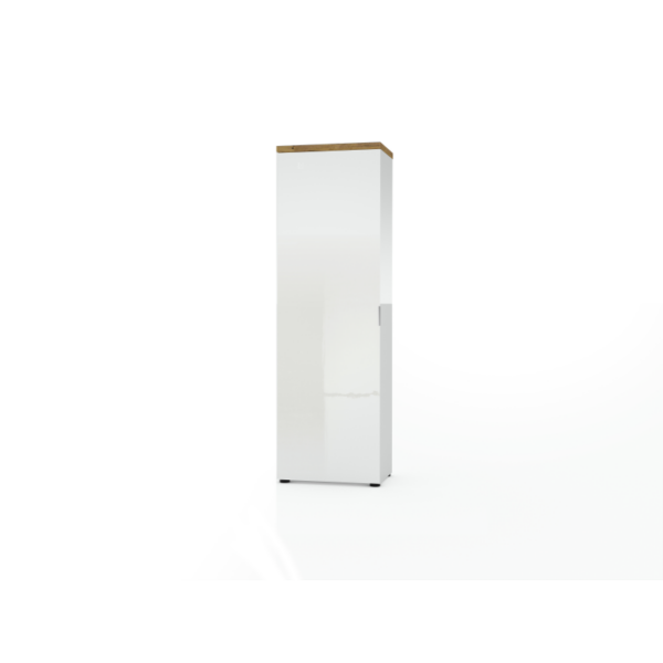 Armadio ad 1 anta con 5 ripiani IDEA made in Italy - immagine 2