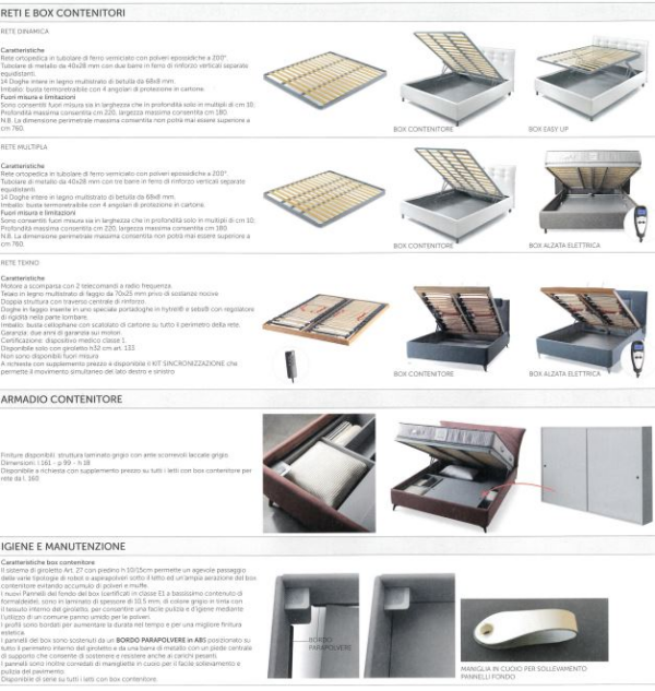 Letto matrimoniale Bella made in Italy - immagine 6