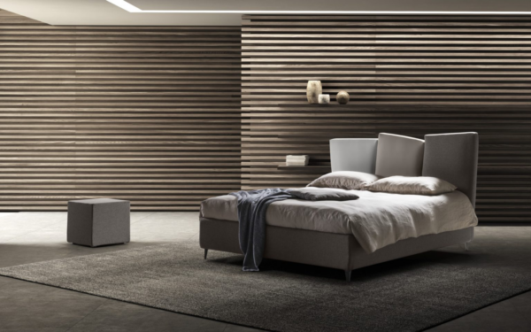 Letto matrimoniale Viola made in Italy