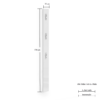 Appendiabiti con 3 ganci IDEA 24 - immagine 3
