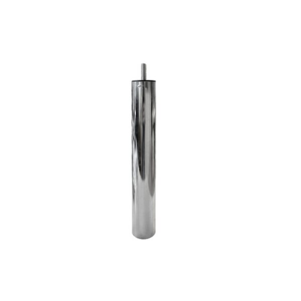 Piede in metallo cromato diametro 4,2 cm altezza 10 cm