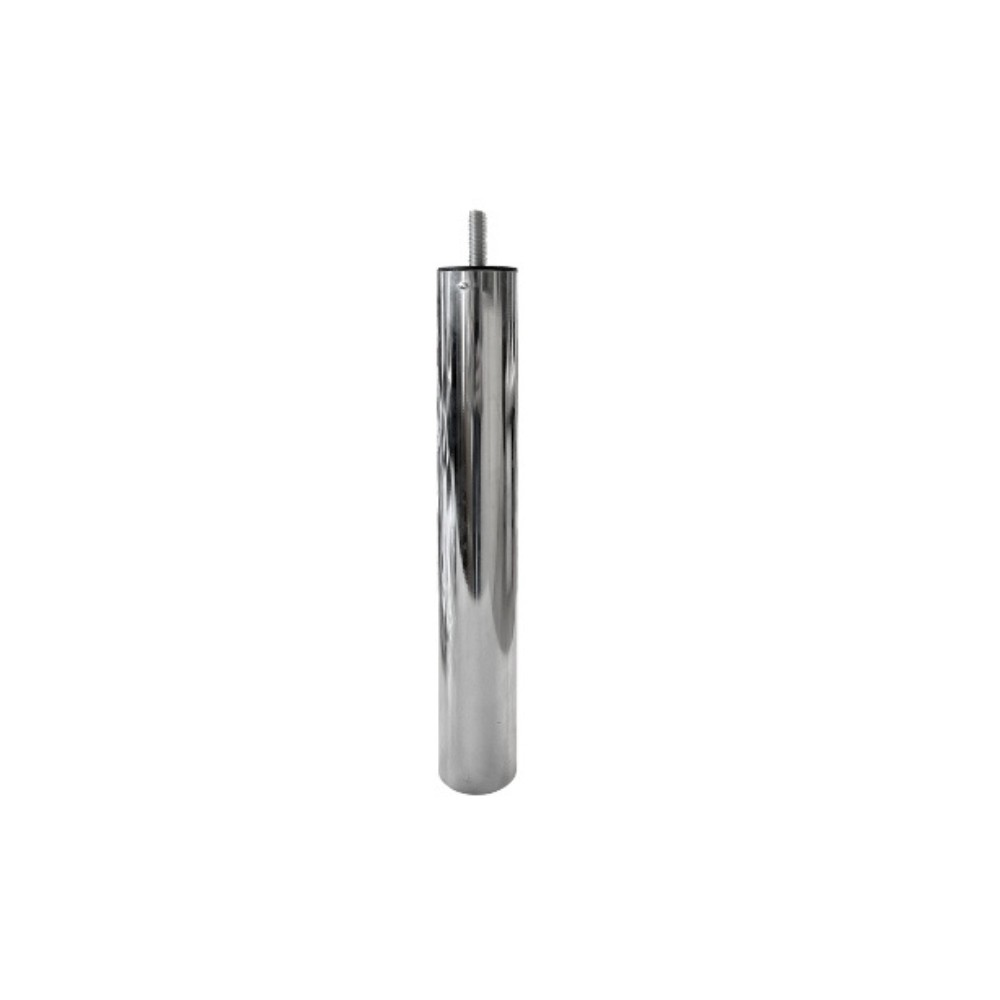 Piede in metallo cromato diametro 4,2 cm altezza 10 cm