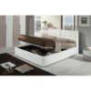 Letto matrimoniale con contenitore Melia grigio Soro 90 - immagine 5