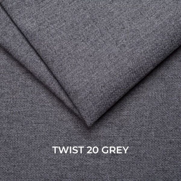 Poltrona Chicago reclinabile elettrica in tessuto Twist 20 grigio