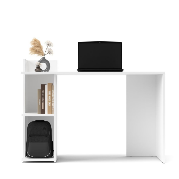 Scrivania Paco1 con 2 ripiani colore bianco - immagine 3