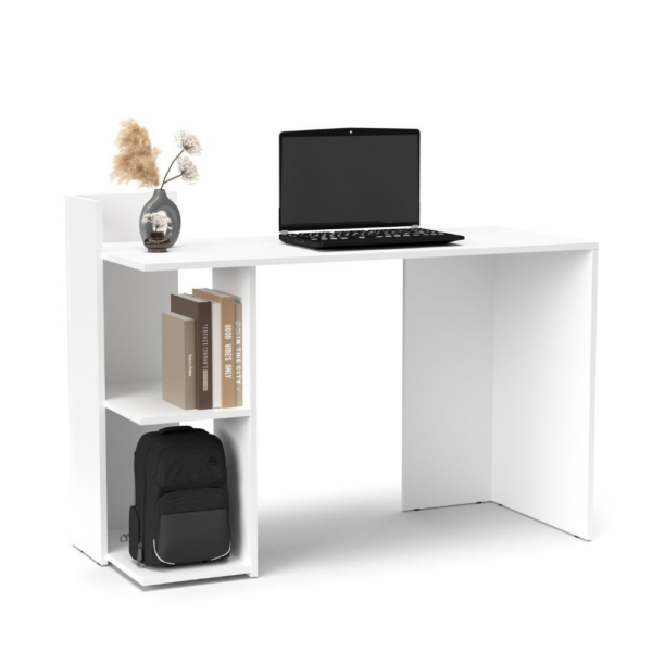 Scrivania Paco1 con 2 ripiani colore bianco - immagine 4