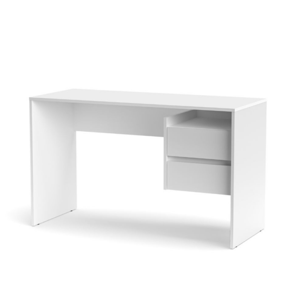 Scrivania Paco3 con due cassetti colore bianco - immagine 3