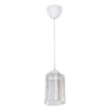 Lampada da soffitto Optical MDL4125 con paralume triangolo in plastica trasparente