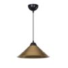 Lampada da soffitto Sava ASZ1619 con paralume in metallo bronzo