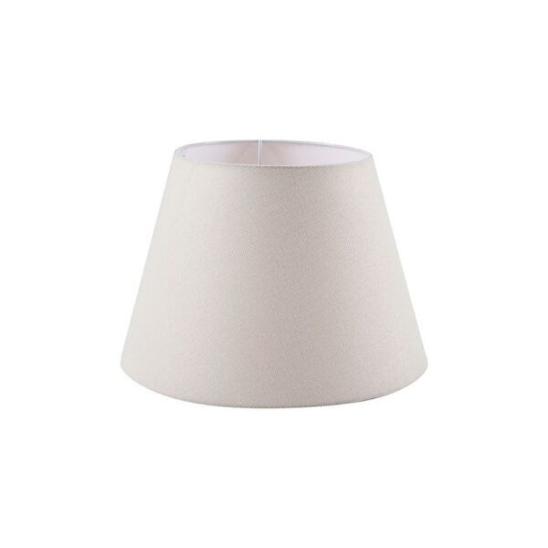Lampada da tavolo PIKONE2632 con paralume bianco e base nera