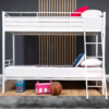 Letto a castello Monza in metallo bianco - immagine 2