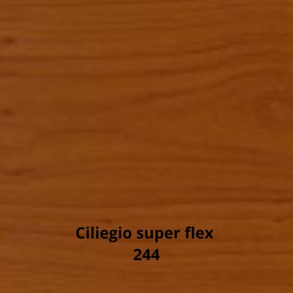 Zoccolo per cucina in PVC barra 4 mtl H12 colore ciliegio super flex