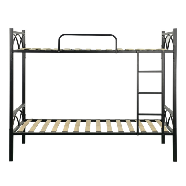 Letto a castello Wind con struttura in metallo nero - immagine 3