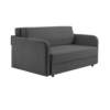 Divano letto Devin in Twist 20 grigio 161x107x88 H cm. - immagine 3