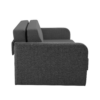 Divano letto Devin in Twist 20 grigio 161x107x88 H cm. - immagine 6