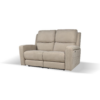 Divano recliner elettrici Claus 2 posti in tessuto colore tortora - immagine 2