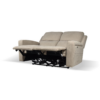 Divano recliner elettrici Claus 2 posti in tessuto colore tortora - immagine 5