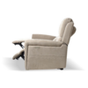 Divano recliner elettrici Claus 2 posti in tessuto colore tortora - immagine 9