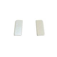 Coppia tappi 25 mm in alluminio per alzatina TD14