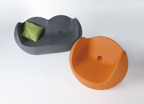 Divano a dondolo Blossy made in Italy