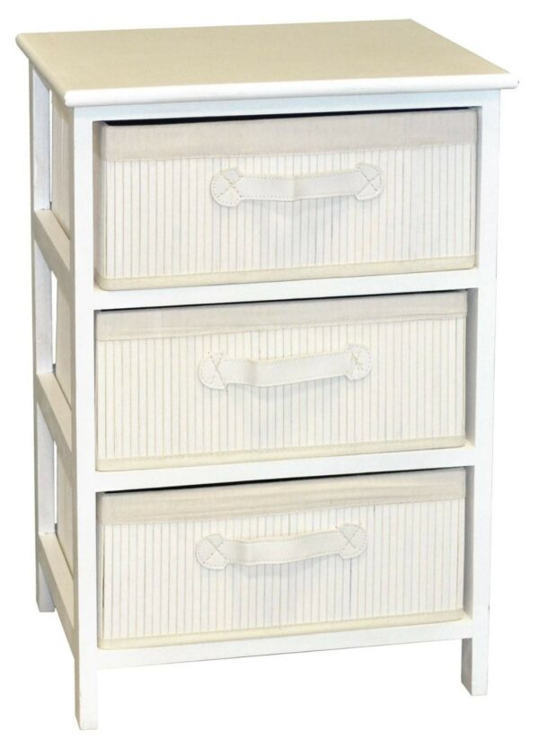 CASSETTIERA PERLA 3CAS BAM 42x32x63