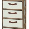 Cassettiera Iris 5 cassetti bicolore 42x32x99cm