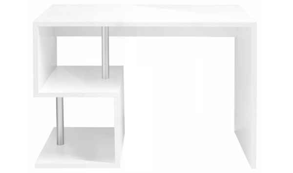 Scrivania Esse 100 - 100x77,5x50 - Bianco Lucido - immagine 3
