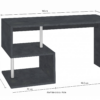 Scrivania Esse 140 - 140x77,5x60 - Report - immagine 4