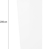 Pannello Appendiabito Vega - 50x200x30 - Bianco Lucido - immagine 2