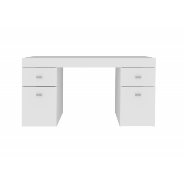Scrivania Sliding 130 con piano allungabile - Bianco Larice - immagine 5