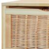 Cassettiera Giada in legno e vimini con 2 cassetti - immagine 4