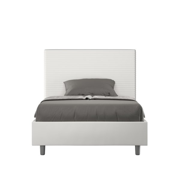 Letto imbottito 1 piazza e mezza 120x200 cm Focus