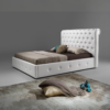 Letto una piazza e mezza Peninsula bianco con contenitore