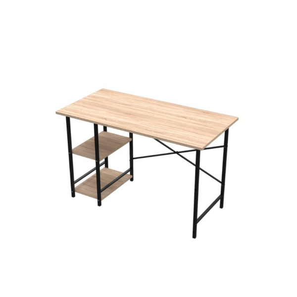 Scrivania Rimi con 2 ripiani rovere sonoma - immagine 3