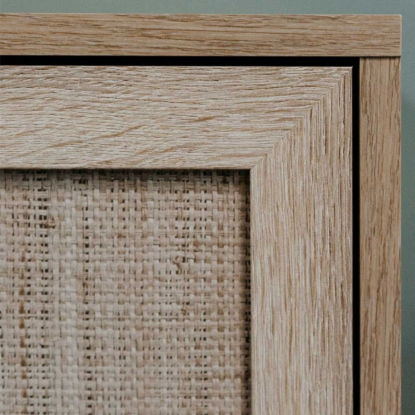 Credenza Bali 53ANEW 2 ante e 2 cassetti effetto vimini - immagine 10